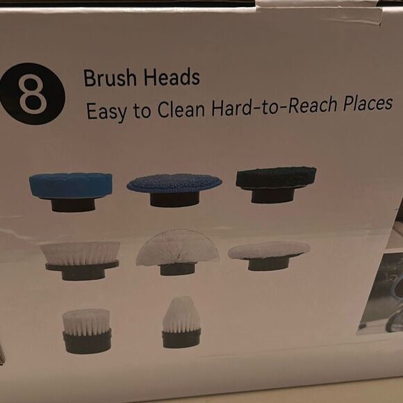 3me Lifestyle QX-018 Electric Cleaning Brush Multifunction Power Scrubber New - Picture 4 of 10